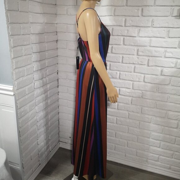 NWT Inin Ladies Size Small Sleeveless Multi Color Maxi Dress - Picture 5 of 9